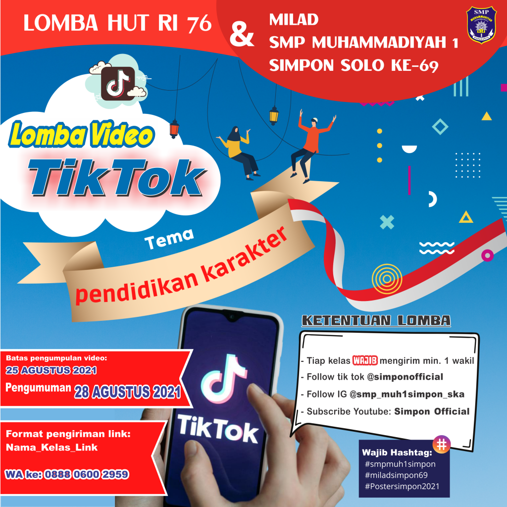 Rangkaian Kegiatan Dan Lomba Tiktok Sambut Milad Simpon Dan HUT RI